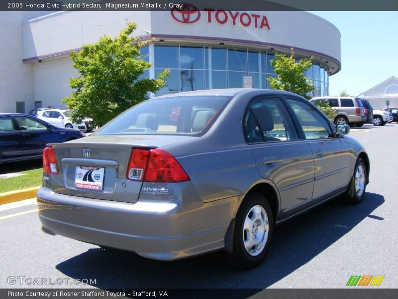 Magnesium Metallic / Gray 2005 Honda Civic Hybrid Sedan