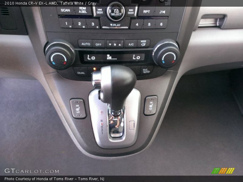 Taffeta White / Gray 2010 Honda CR-V EX-L AWD