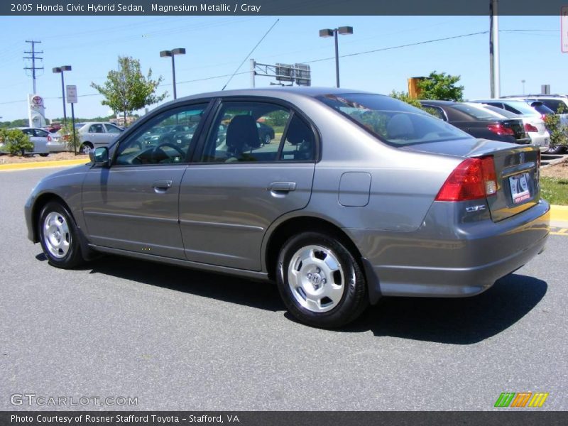 Magnesium Metallic / Gray 2005 Honda Civic Hybrid Sedan