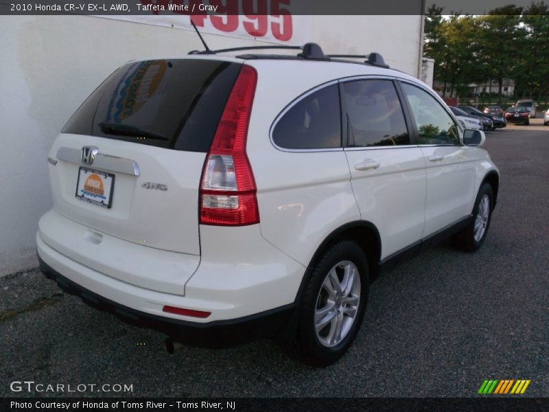 Taffeta White / Gray 2010 Honda CR-V EX-L AWD