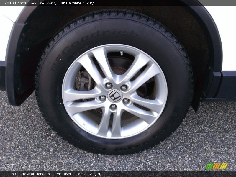Taffeta White / Gray 2010 Honda CR-V EX-L AWD
