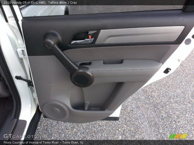 Taffeta White / Gray 2010 Honda CR-V EX-L AWD