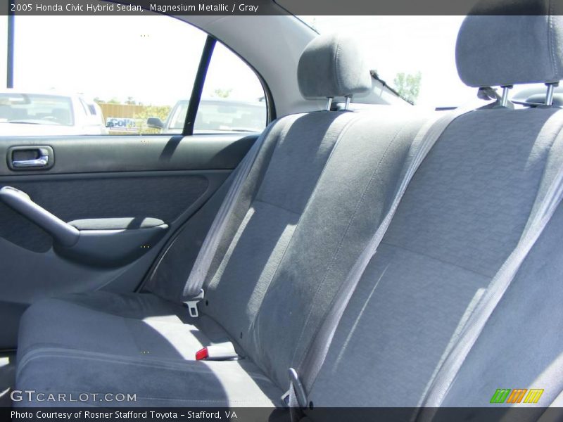 Magnesium Metallic / Gray 2005 Honda Civic Hybrid Sedan