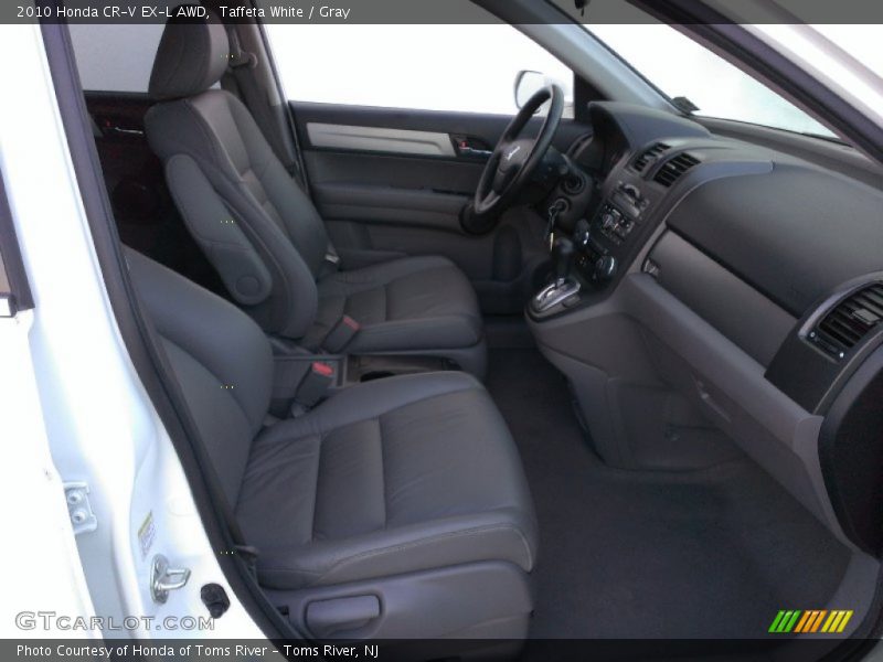 Taffeta White / Gray 2010 Honda CR-V EX-L AWD