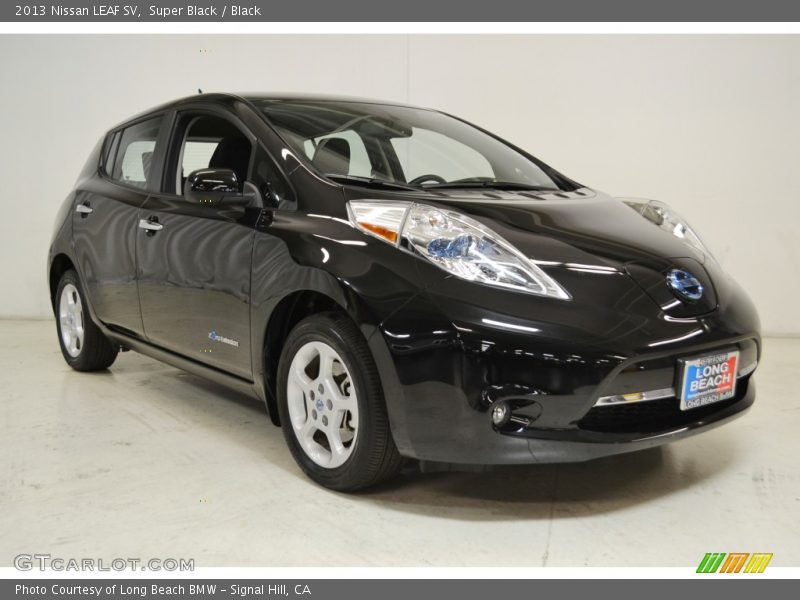Super Black / Black 2013 Nissan LEAF SV