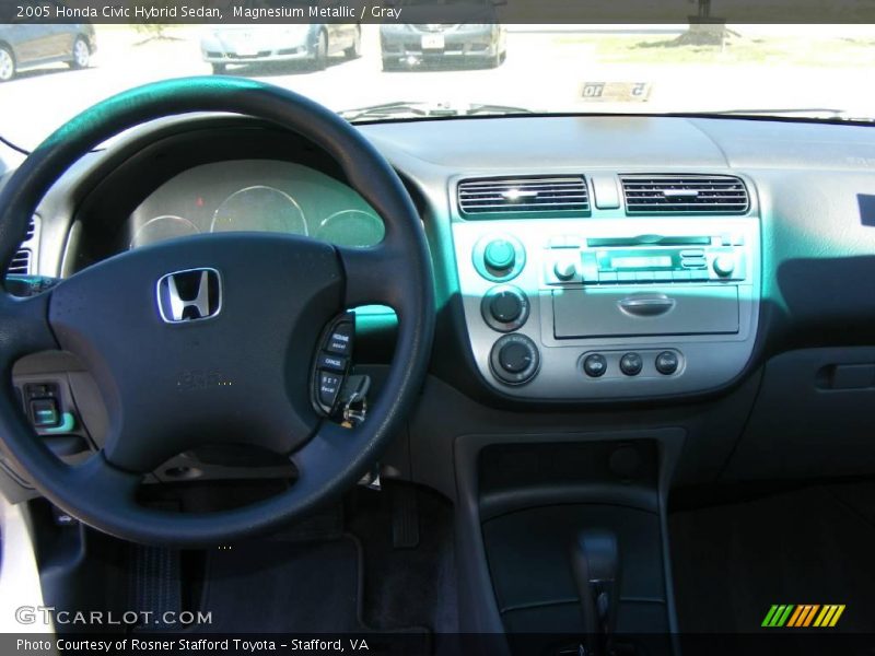 Magnesium Metallic / Gray 2005 Honda Civic Hybrid Sedan