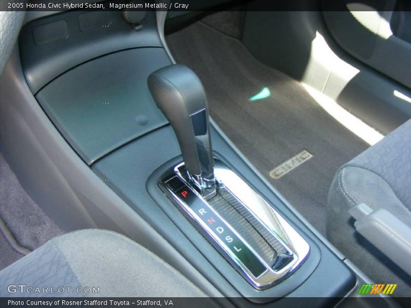 Magnesium Metallic / Gray 2005 Honda Civic Hybrid Sedan