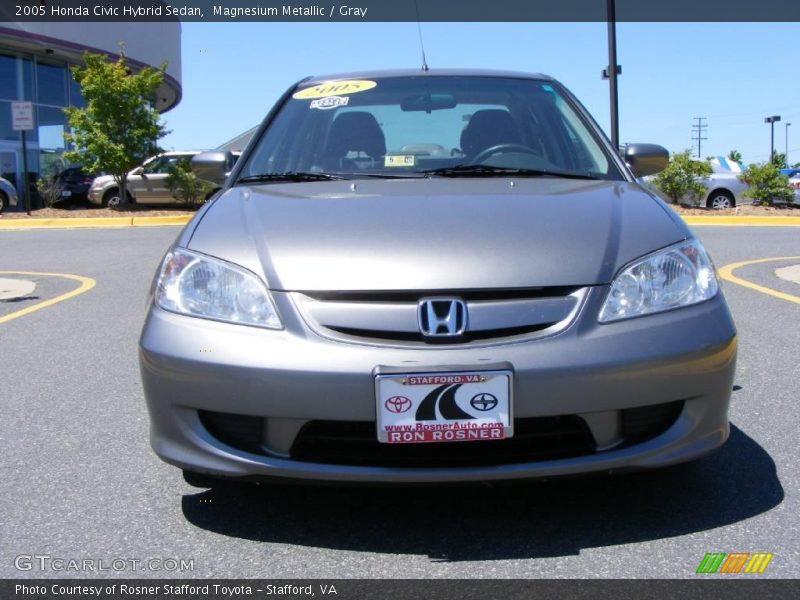 Magnesium Metallic / Gray 2005 Honda Civic Hybrid Sedan
