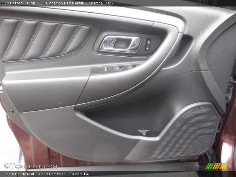 Cinnamon Red Metallic / Charcoal Black 2010 Ford Taurus SEL