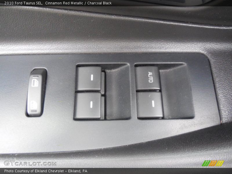 Cinnamon Red Metallic / Charcoal Black 2010 Ford Taurus SEL