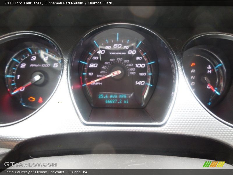 Cinnamon Red Metallic / Charcoal Black 2010 Ford Taurus SEL