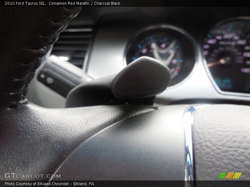 Cinnamon Red Metallic / Charcoal Black 2010 Ford Taurus SEL