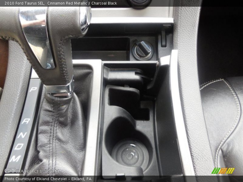 Cinnamon Red Metallic / Charcoal Black 2010 Ford Taurus SEL