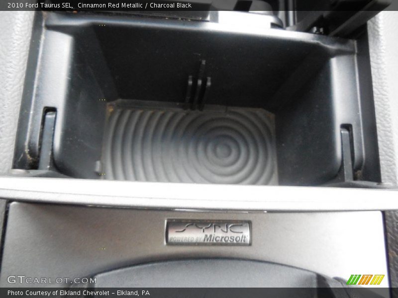 Cinnamon Red Metallic / Charcoal Black 2010 Ford Taurus SEL