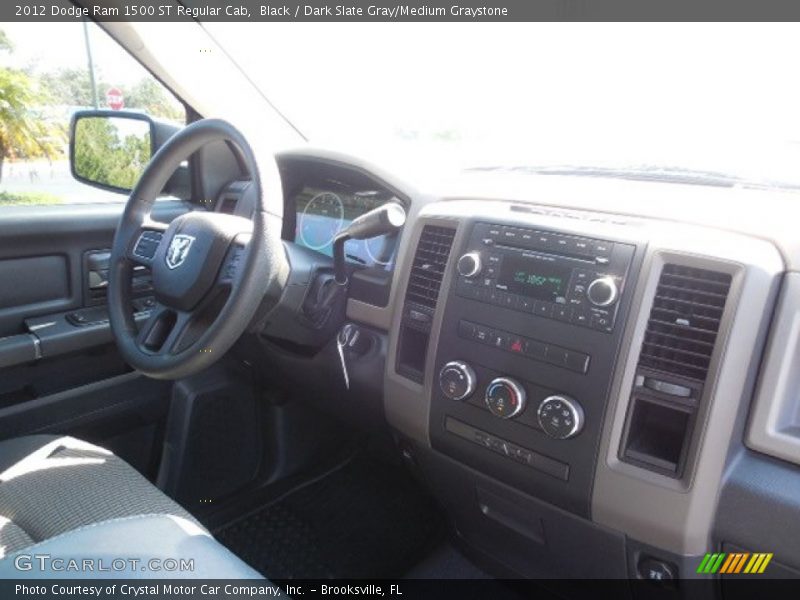 Black / Dark Slate Gray/Medium Graystone 2012 Dodge Ram 1500 ST Regular Cab