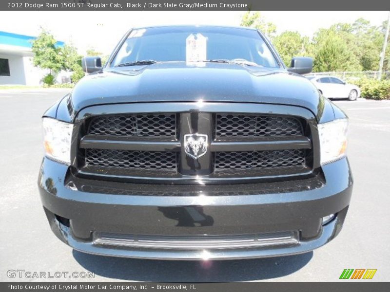 Black / Dark Slate Gray/Medium Graystone 2012 Dodge Ram 1500 ST Regular Cab