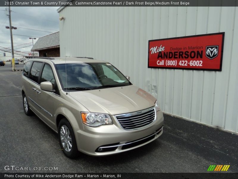 Cashmere/Sandstone Pearl / Dark Frost Beige/Medium Frost Beige 2015 Chrysler Town & Country Touring