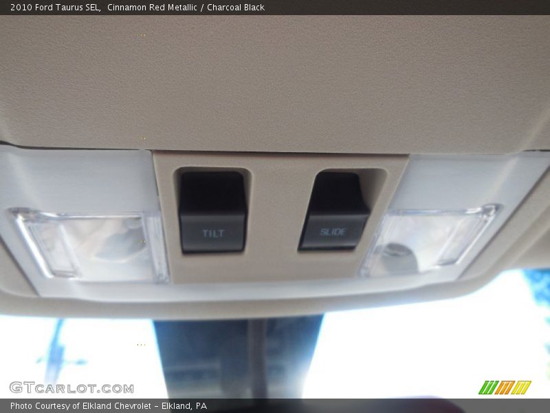 Cinnamon Red Metallic / Charcoal Black 2010 Ford Taurus SEL