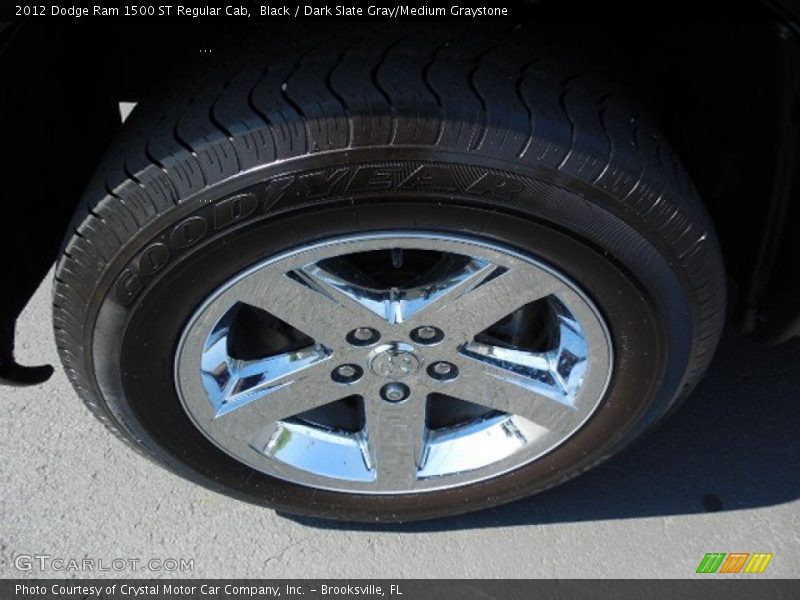 Black / Dark Slate Gray/Medium Graystone 2012 Dodge Ram 1500 ST Regular Cab