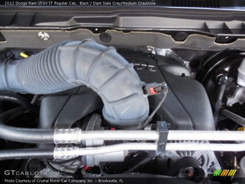 Black / Dark Slate Gray/Medium Graystone 2012 Dodge Ram 1500 ST Regular Cab