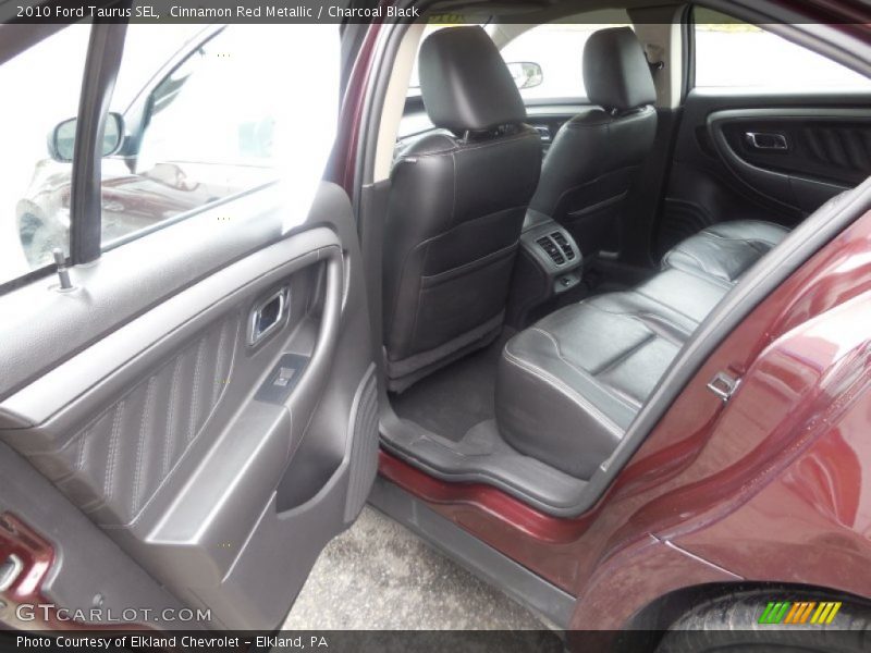 Cinnamon Red Metallic / Charcoal Black 2010 Ford Taurus SEL