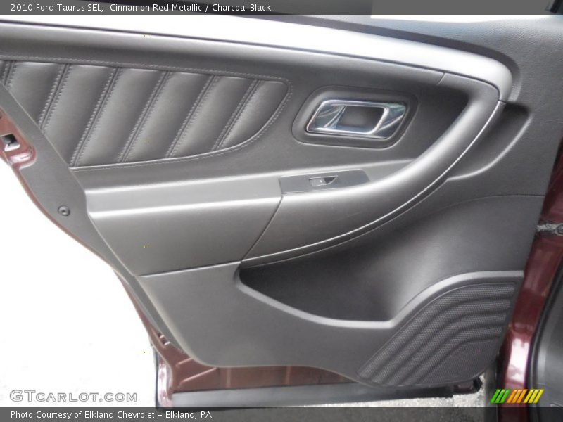 Cinnamon Red Metallic / Charcoal Black 2010 Ford Taurus SEL