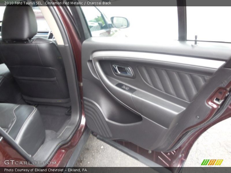 Cinnamon Red Metallic / Charcoal Black 2010 Ford Taurus SEL