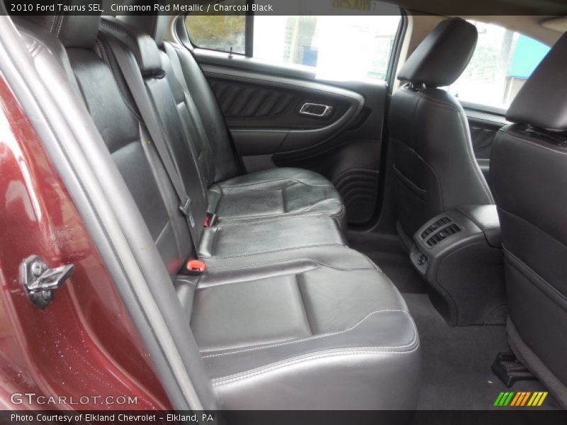 Cinnamon Red Metallic / Charcoal Black 2010 Ford Taurus SEL