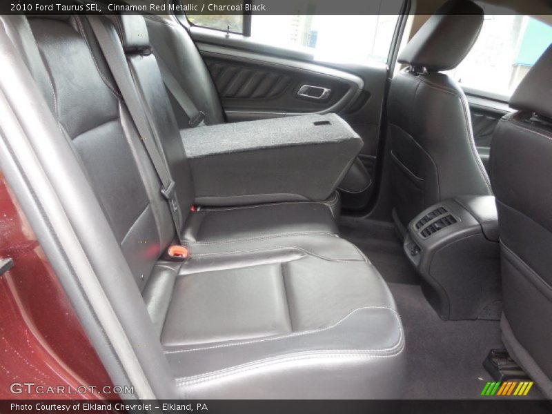 Cinnamon Red Metallic / Charcoal Black 2010 Ford Taurus SEL