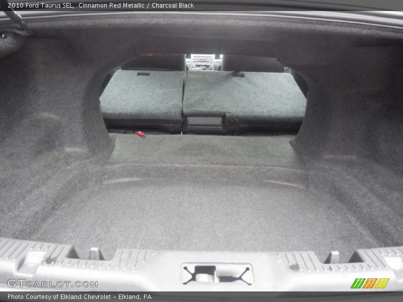 Cinnamon Red Metallic / Charcoal Black 2010 Ford Taurus SEL