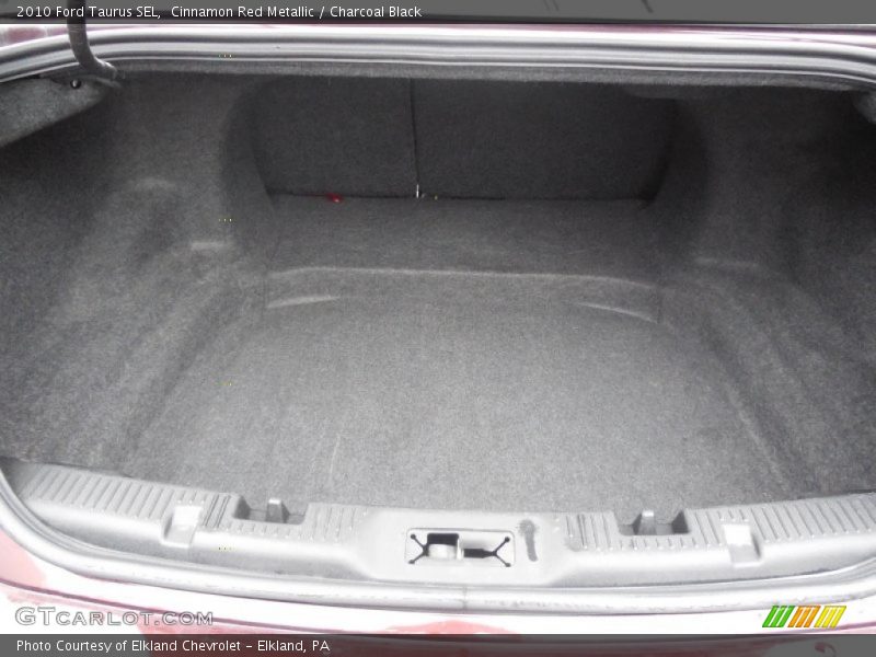 Cinnamon Red Metallic / Charcoal Black 2010 Ford Taurus SEL