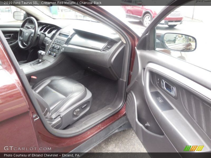Cinnamon Red Metallic / Charcoal Black 2010 Ford Taurus SEL