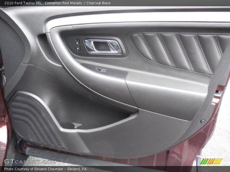 Cinnamon Red Metallic / Charcoal Black 2010 Ford Taurus SEL