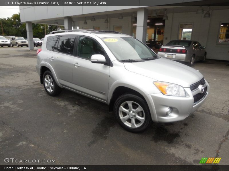 Classic Silver Metallic / Ash 2011 Toyota RAV4 Limited 4WD