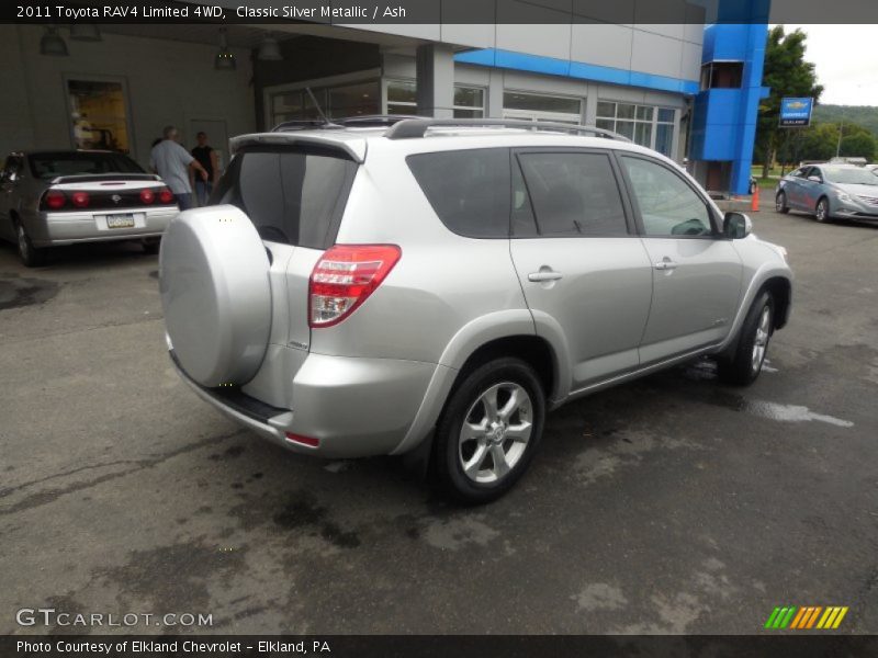 Classic Silver Metallic / Ash 2011 Toyota RAV4 Limited 4WD