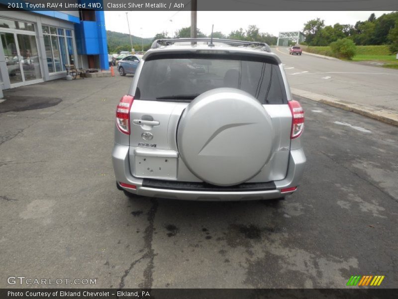 Classic Silver Metallic / Ash 2011 Toyota RAV4 Limited 4WD