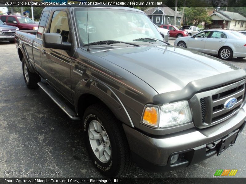 Dark Shadow Grey Metallic / Medium Dark Flint 2007 Ford Ranger Sport SuperCab 4x4