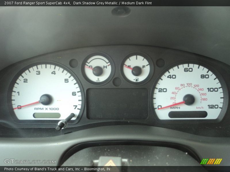 Dark Shadow Grey Metallic / Medium Dark Flint 2007 Ford Ranger Sport SuperCab 4x4