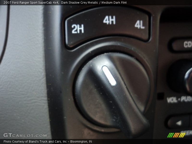 Dark Shadow Grey Metallic / Medium Dark Flint 2007 Ford Ranger Sport SuperCab 4x4