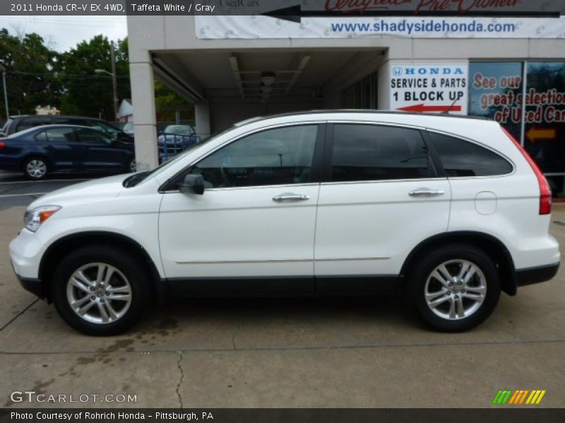 Taffeta White / Gray 2011 Honda CR-V EX 4WD