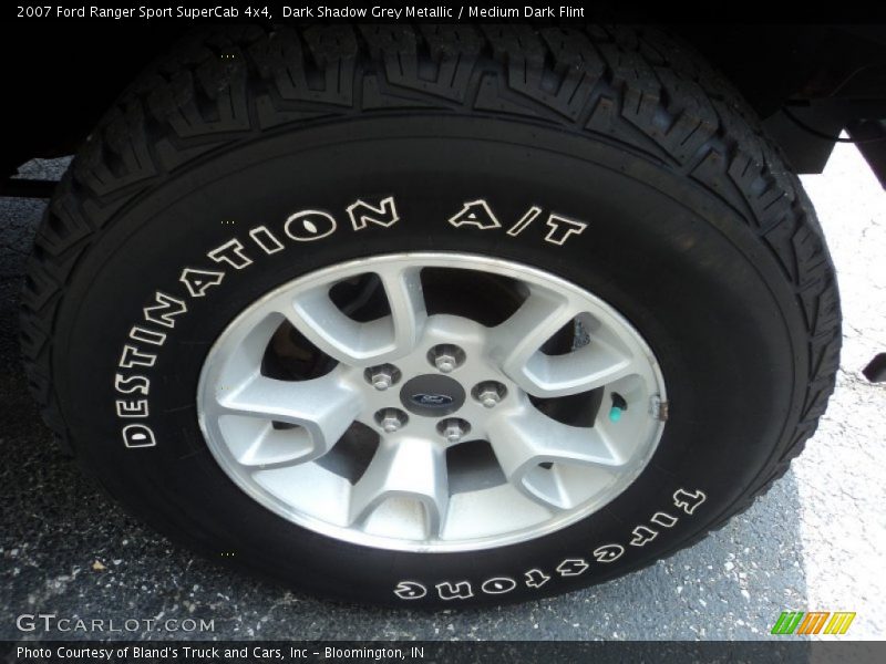 Dark Shadow Grey Metallic / Medium Dark Flint 2007 Ford Ranger Sport SuperCab 4x4