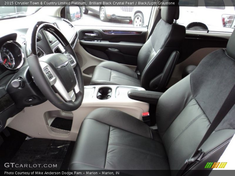 Front Seat of 2015 Town & Country Limited Platinum