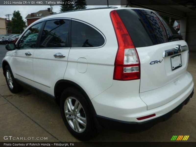 Taffeta White / Gray 2011 Honda CR-V EX 4WD