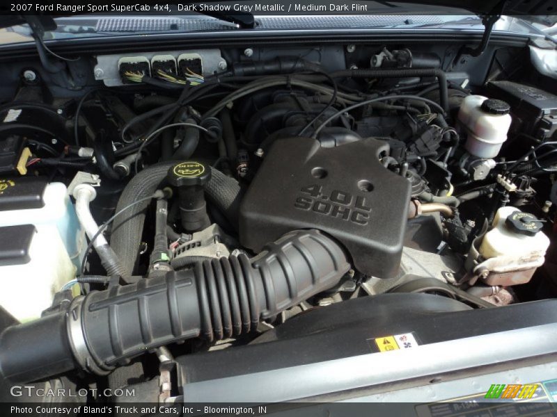 Dark Shadow Grey Metallic / Medium Dark Flint 2007 Ford Ranger Sport SuperCab 4x4