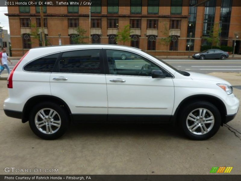 Taffeta White / Gray 2011 Honda CR-V EX 4WD