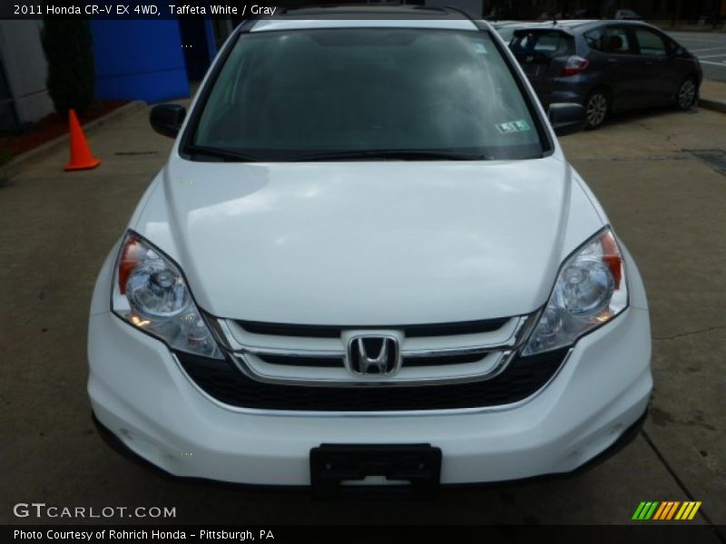 Taffeta White / Gray 2011 Honda CR-V EX 4WD