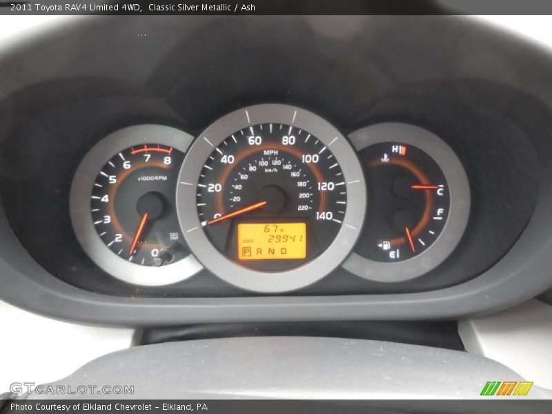 Classic Silver Metallic / Ash 2011 Toyota RAV4 Limited 4WD