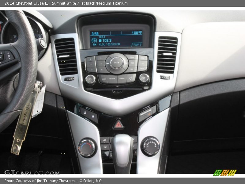 Summit White / Jet Black/Medium Titanium 2014 Chevrolet Cruze LS