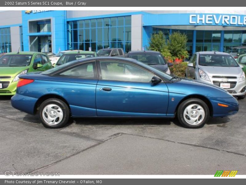 Blue / Gray 2002 Saturn S Series SC1 Coupe