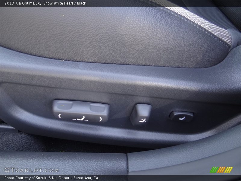 Snow White Pearl / Black 2013 Kia Optima SX